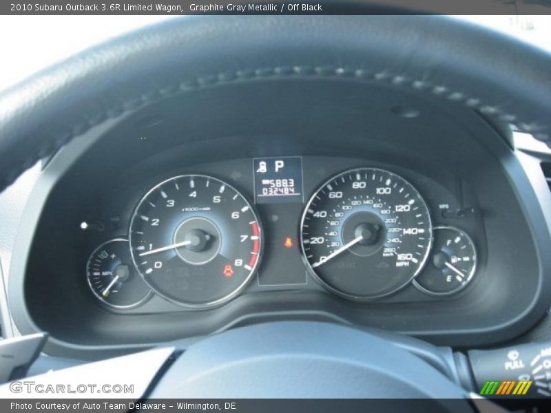 Graphite Gray Metallic / Off Black 2010 Subaru Outback 3.6R Limited Wagon