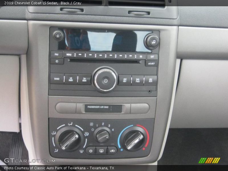 Black / Gray 2009 Chevrolet Cobalt LS Sedan