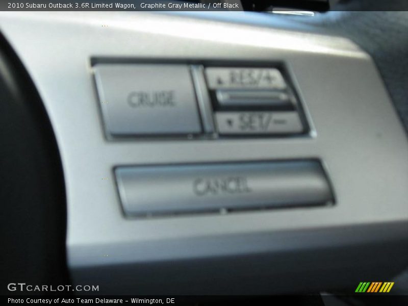 Graphite Gray Metallic / Off Black 2010 Subaru Outback 3.6R Limited Wagon