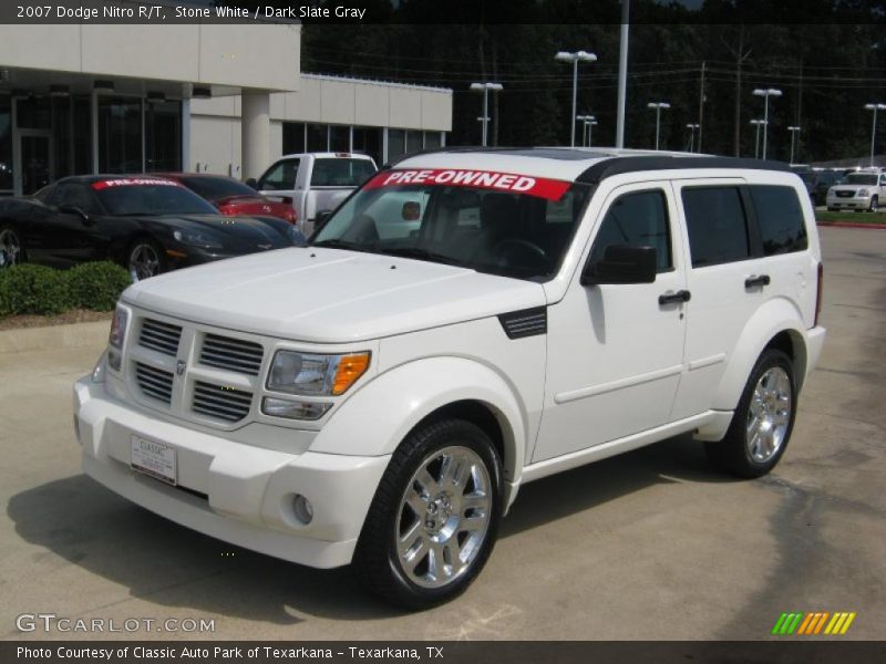 Stone White / Dark Slate Gray 2007 Dodge Nitro R/T