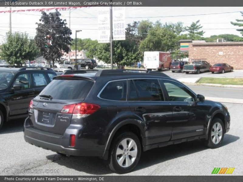 Graphite Gray Metallic / Off Black 2010 Subaru Outback 3.6R Limited Wagon