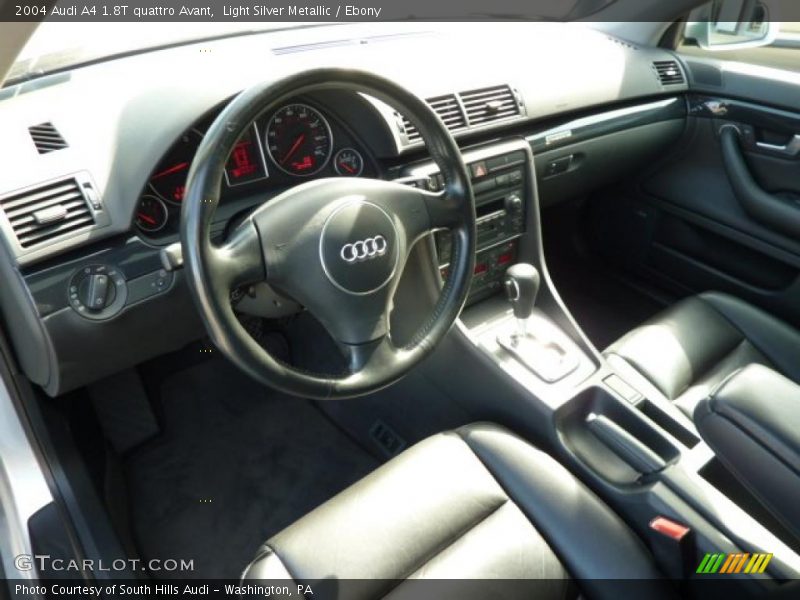 Light Silver Metallic / Ebony 2004 Audi A4 1.8T quattro Avant