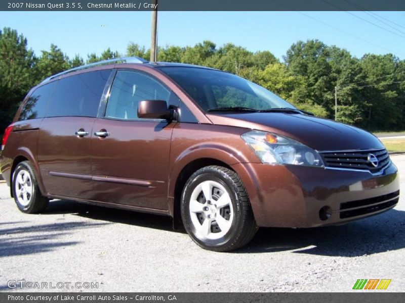 Chestnut Metallic / Gray 2007 Nissan Quest 3.5 S