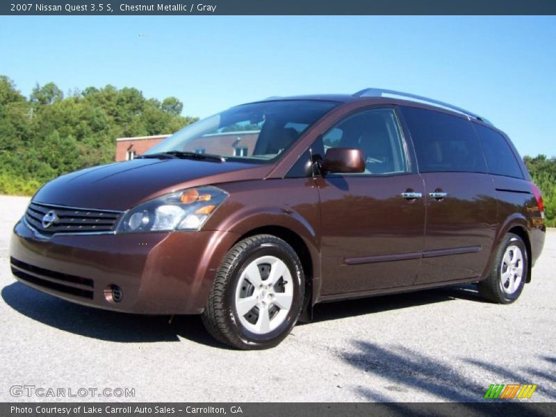 Chestnut Metallic / Gray 2007 Nissan Quest 3.5 S