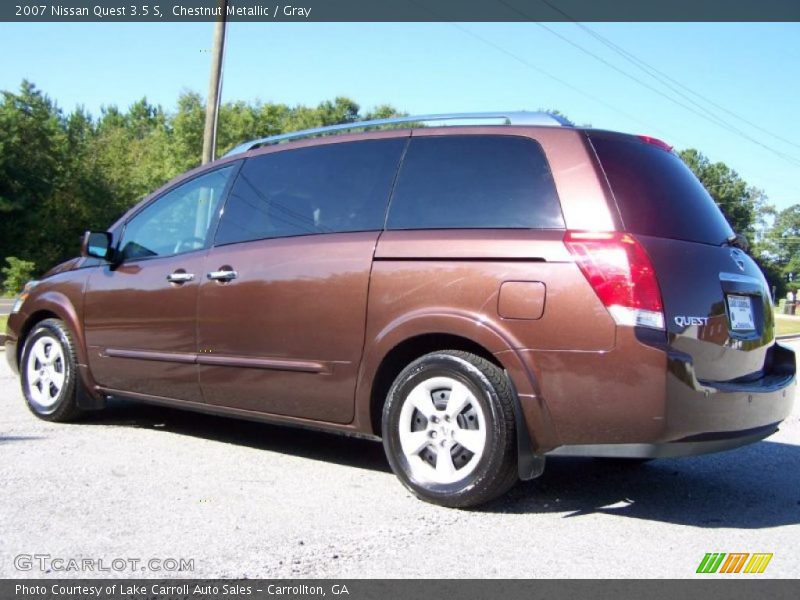 Chestnut Metallic / Gray 2007 Nissan Quest 3.5 S