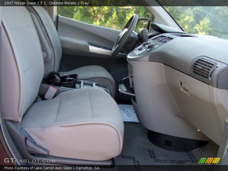 Chestnut Metallic / Gray 2007 Nissan Quest 3.5 S