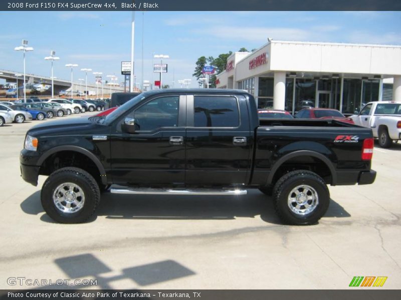 Black / Black 2008 Ford F150 FX4 SuperCrew 4x4