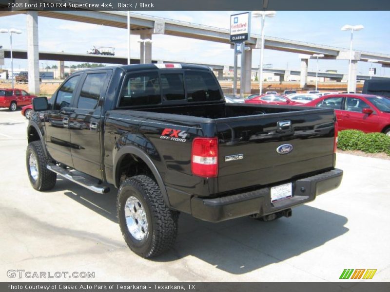 Black / Black 2008 Ford F150 FX4 SuperCrew 4x4
