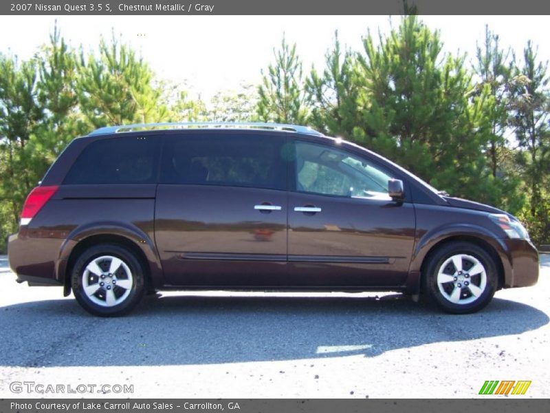 Chestnut Metallic / Gray 2007 Nissan Quest 3.5 S
