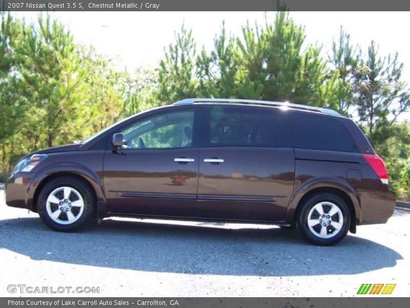 Chestnut Metallic / Gray 2007 Nissan Quest 3.5 S