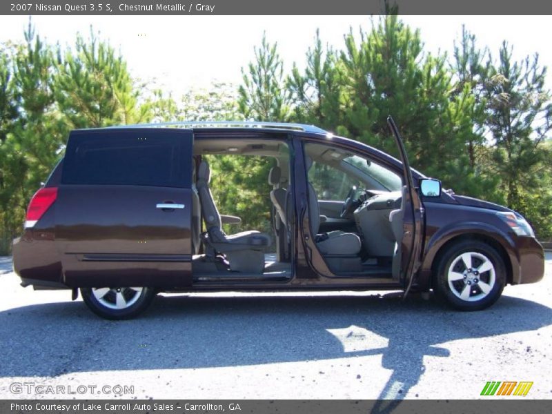 Chestnut Metallic / Gray 2007 Nissan Quest 3.5 S