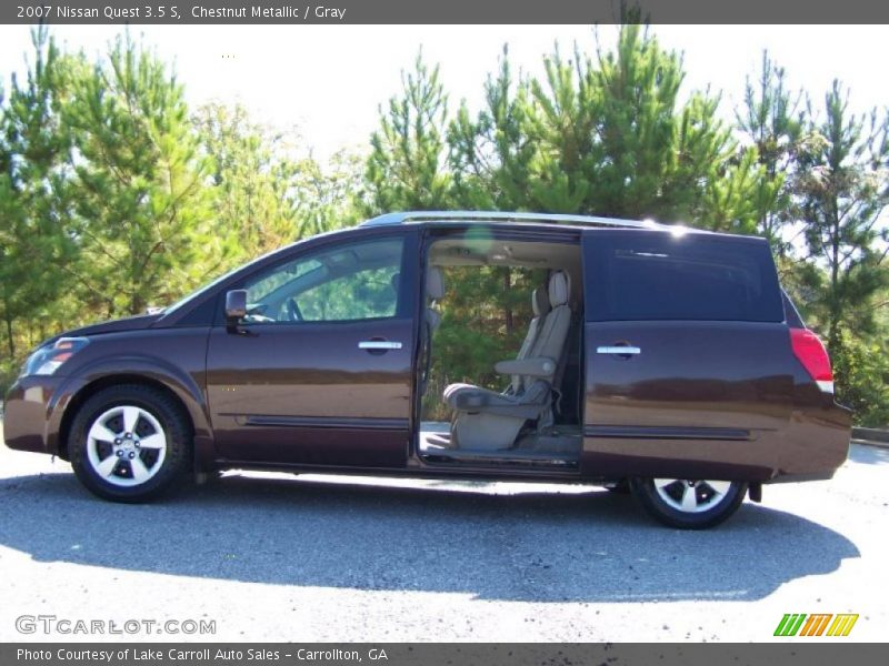 Chestnut Metallic / Gray 2007 Nissan Quest 3.5 S