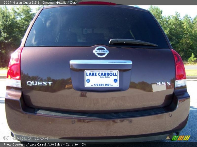Chestnut Metallic / Gray 2007 Nissan Quest 3.5 S