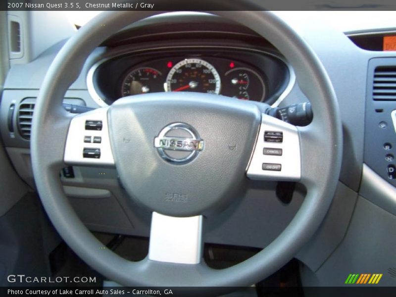 Chestnut Metallic / Gray 2007 Nissan Quest 3.5 S