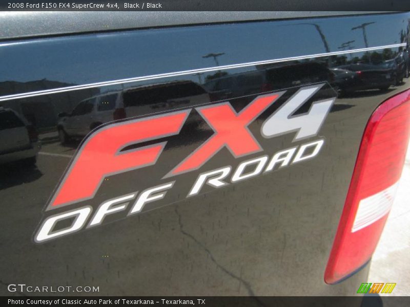 Black / Black 2008 Ford F150 FX4 SuperCrew 4x4