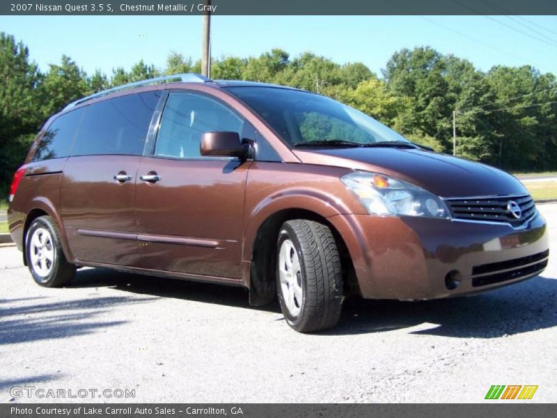 Chestnut Metallic / Gray 2007 Nissan Quest 3.5 S
