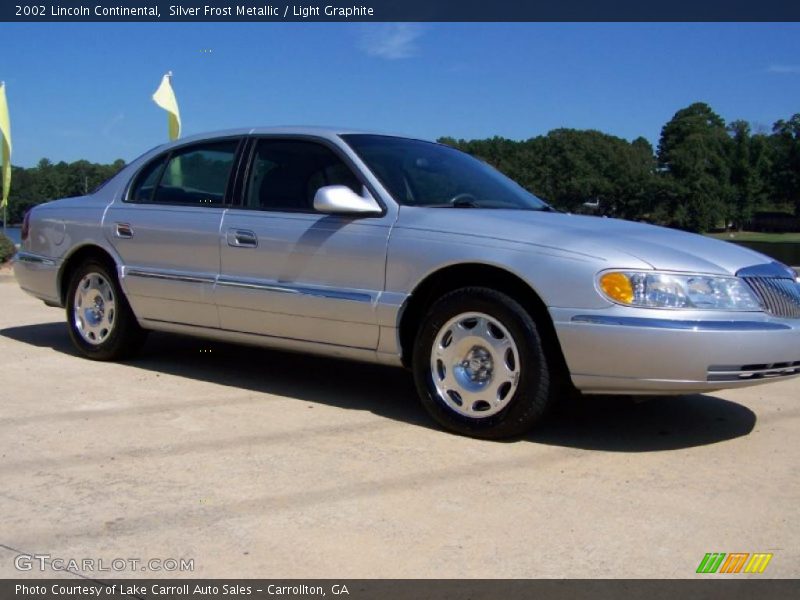 Silver Frost Metallic / Light Graphite 2002 Lincoln Continental