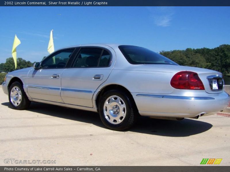 Silver Frost Metallic / Light Graphite 2002 Lincoln Continental