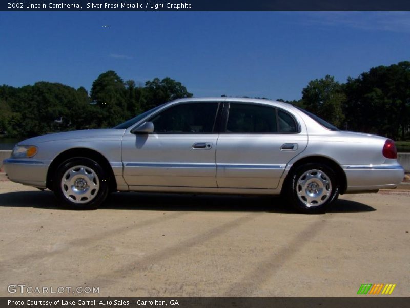 Silver Frost Metallic / Light Graphite 2002 Lincoln Continental