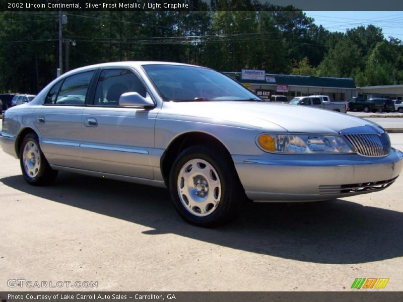 Silver Frost Metallic / Light Graphite 2002 Lincoln Continental