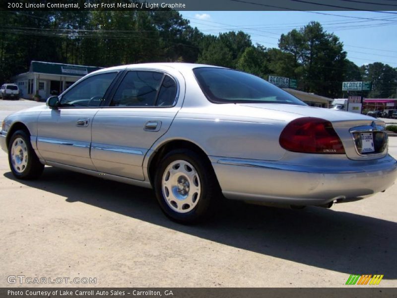 Silver Frost Metallic / Light Graphite 2002 Lincoln Continental