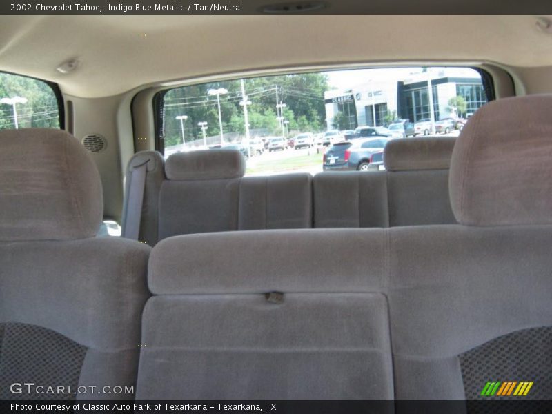 Indigo Blue Metallic / Tan/Neutral 2002 Chevrolet Tahoe