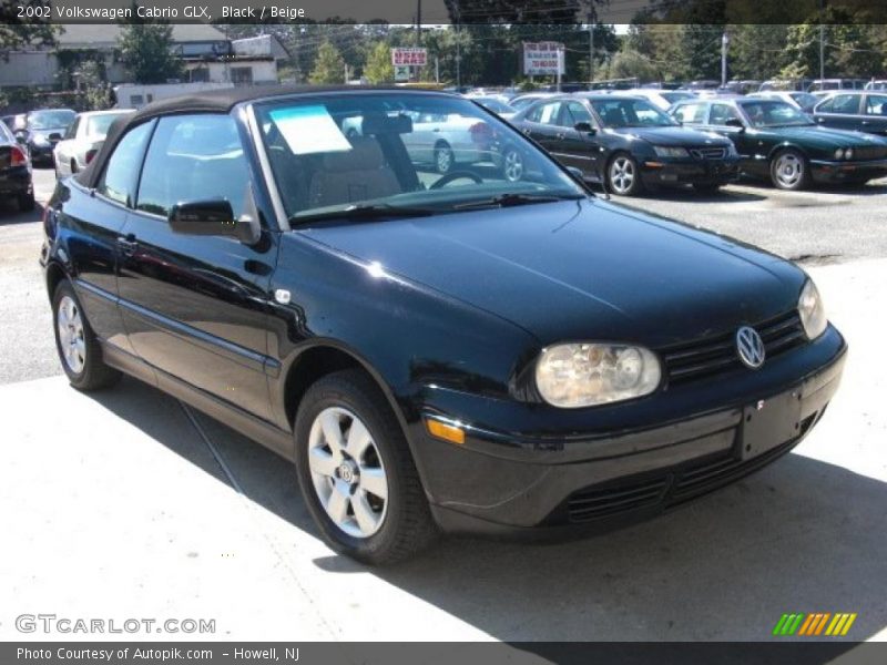 Black / Beige 2002 Volkswagen Cabrio GLX