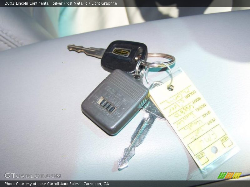 Silver Frost Metallic / Light Graphite 2002 Lincoln Continental