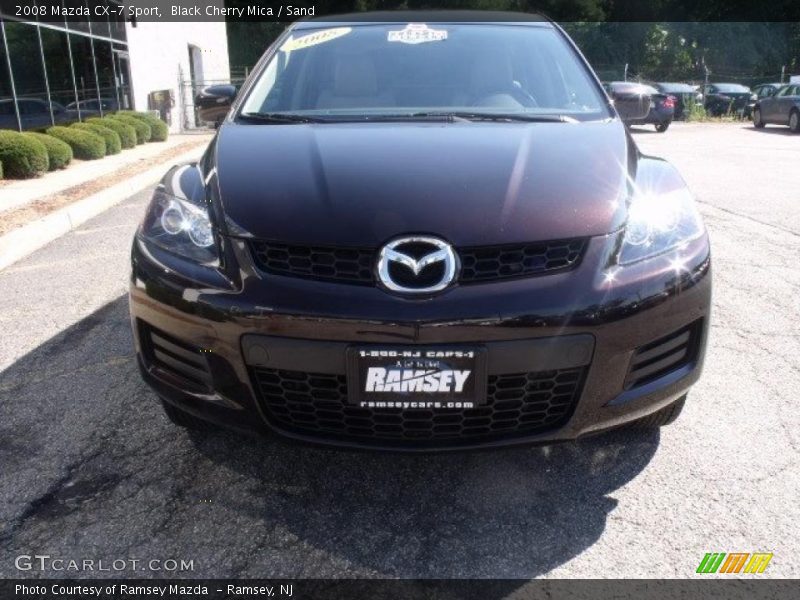 Black Cherry Mica / Sand 2008 Mazda CX-7 Sport