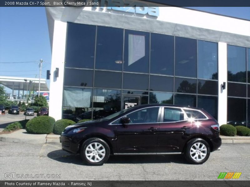 Black Cherry Mica / Sand 2008 Mazda CX-7 Sport