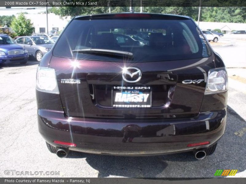 Black Cherry Mica / Sand 2008 Mazda CX-7 Sport