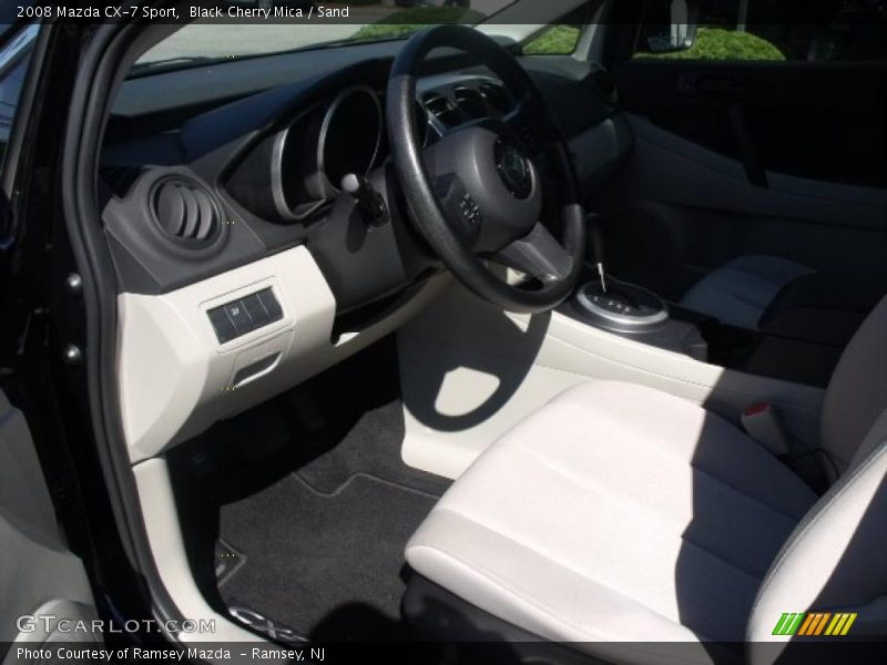 Black Cherry Mica / Sand 2008 Mazda CX-7 Sport