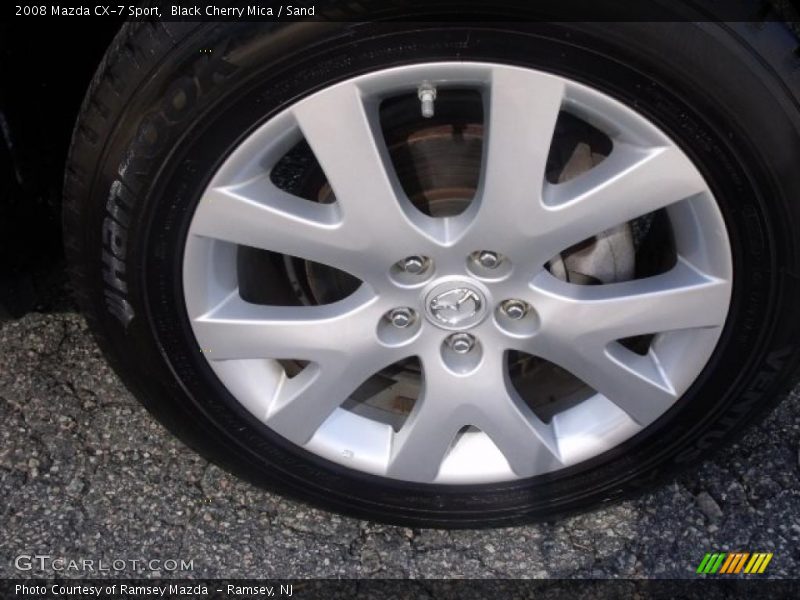 Black Cherry Mica / Sand 2008 Mazda CX-7 Sport