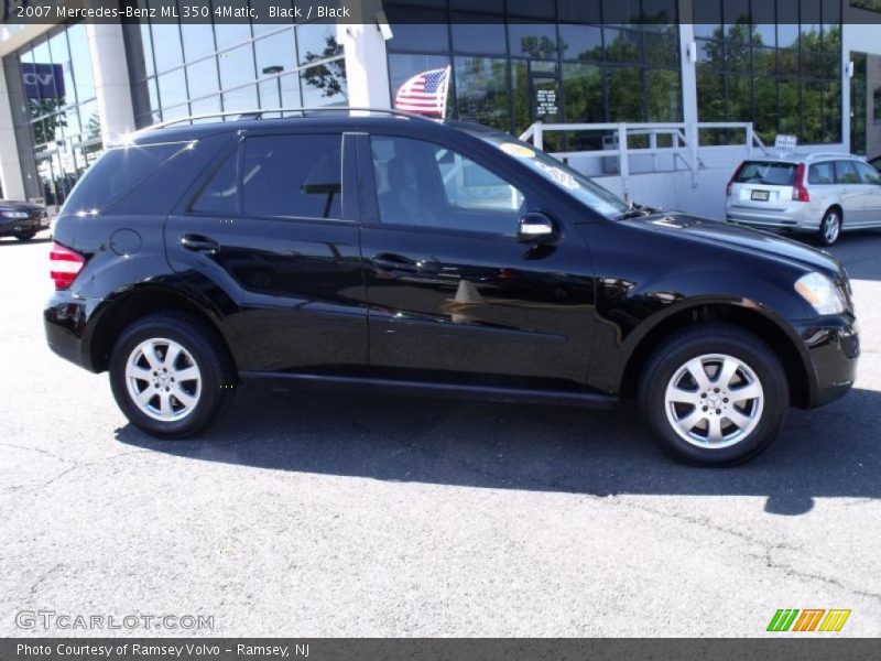 Black / Black 2007 Mercedes-Benz ML 350 4Matic