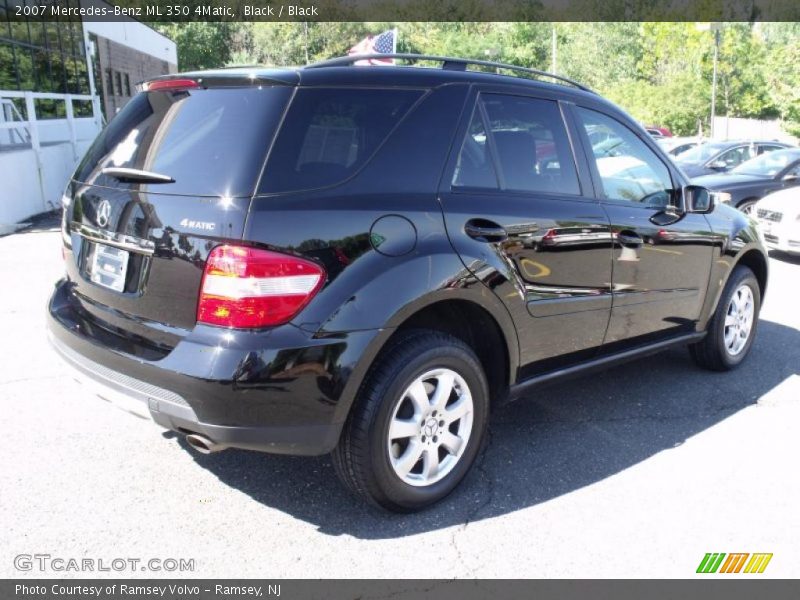 Black / Black 2007 Mercedes-Benz ML 350 4Matic