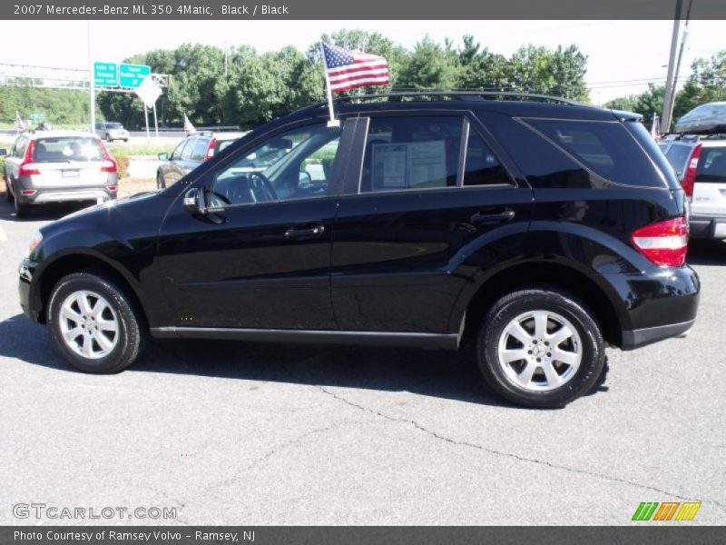Black / Black 2007 Mercedes-Benz ML 350 4Matic
