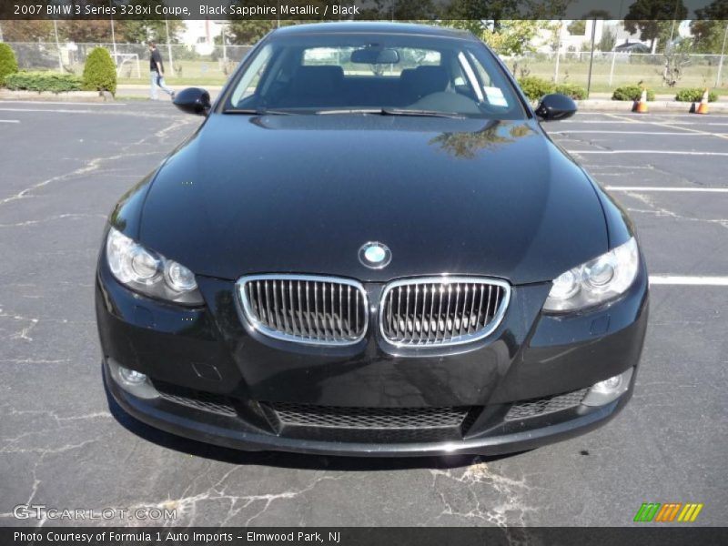 Black Sapphire Metallic / Black 2007 BMW 3 Series 328xi Coupe