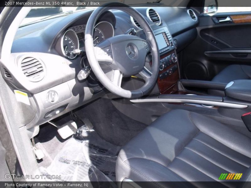Black / Black 2007 Mercedes-Benz ML 350 4Matic