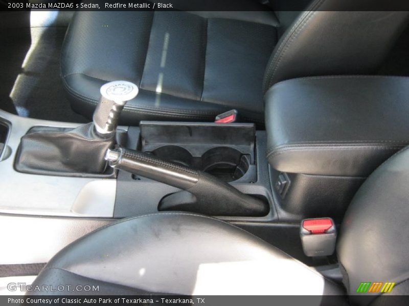 Redfire Metallic / Black 2003 Mazda MAZDA6 s Sedan