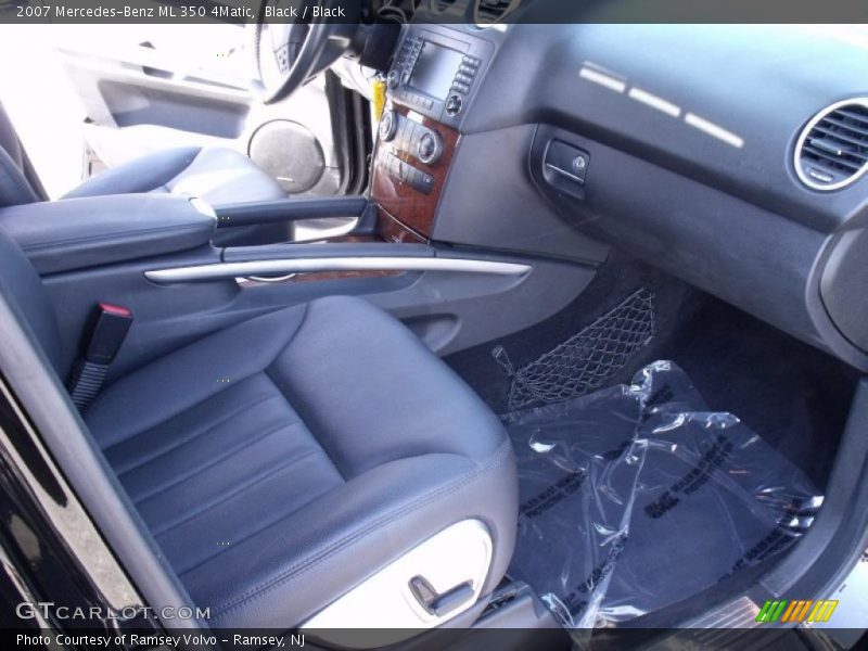 Black / Black 2007 Mercedes-Benz ML 350 4Matic