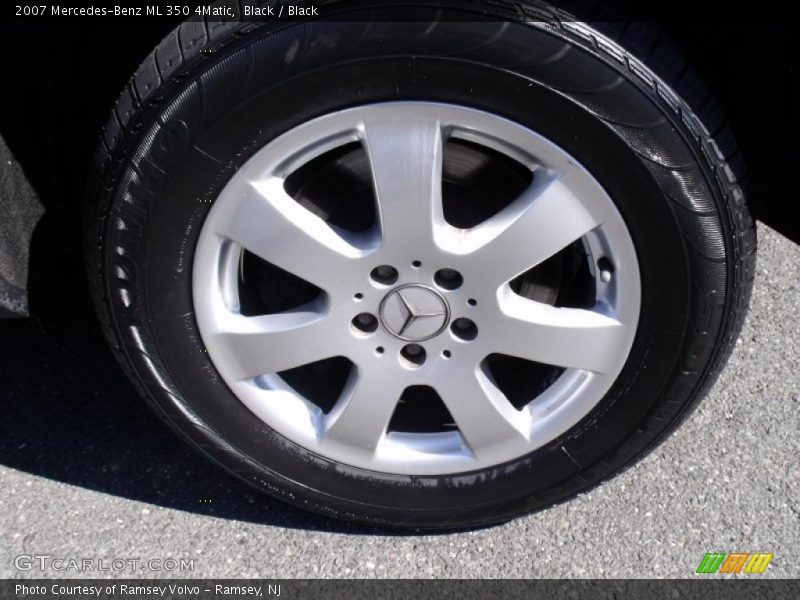 Black / Black 2007 Mercedes-Benz ML 350 4Matic