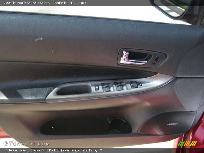 Redfire Metallic / Black 2003 Mazda MAZDA6 s Sedan