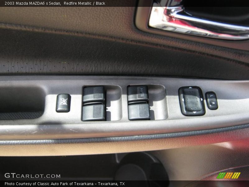 Redfire Metallic / Black 2003 Mazda MAZDA6 s Sedan