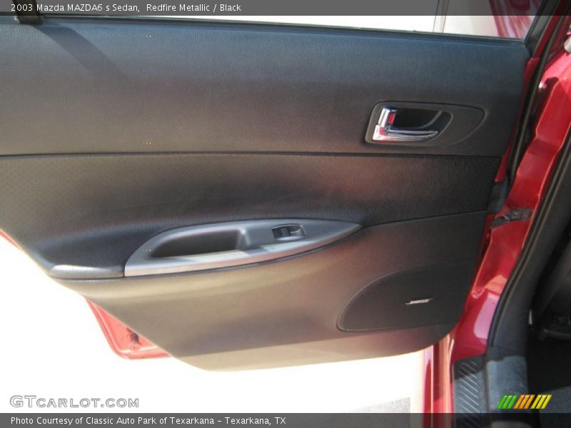 Redfire Metallic / Black 2003 Mazda MAZDA6 s Sedan