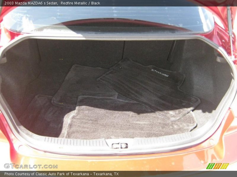 Redfire Metallic / Black 2003 Mazda MAZDA6 s Sedan