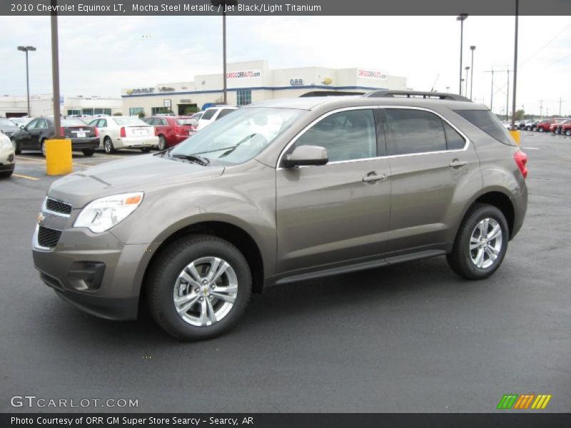 Mocha Steel Metallic / Jet Black/Light Titanium 2010 Chevrolet Equinox LT