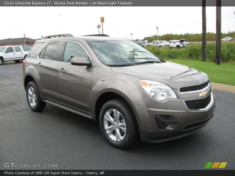 Mocha Steel Metallic / Jet Black/Light Titanium 2010 Chevrolet Equinox LT
