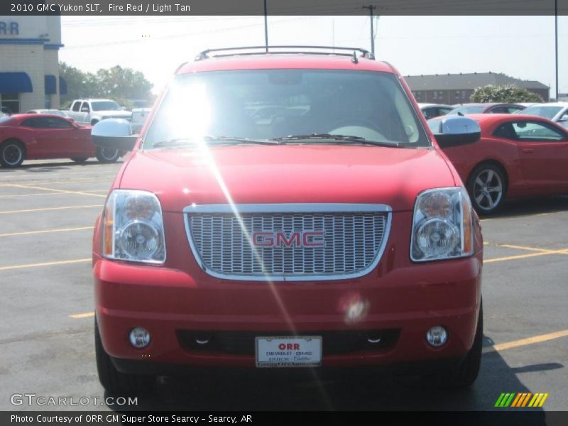 Fire Red / Light Tan 2010 GMC Yukon SLT