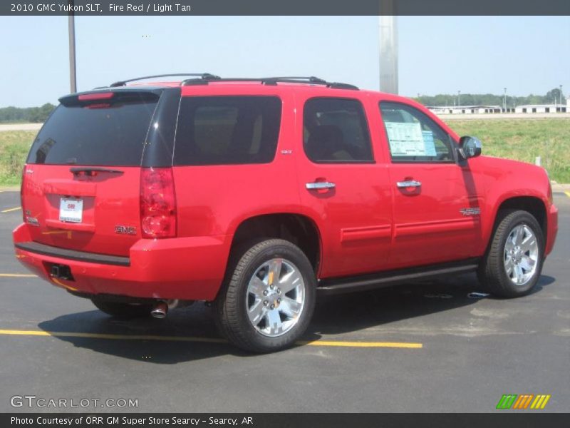 Fire Red / Light Tan 2010 GMC Yukon SLT