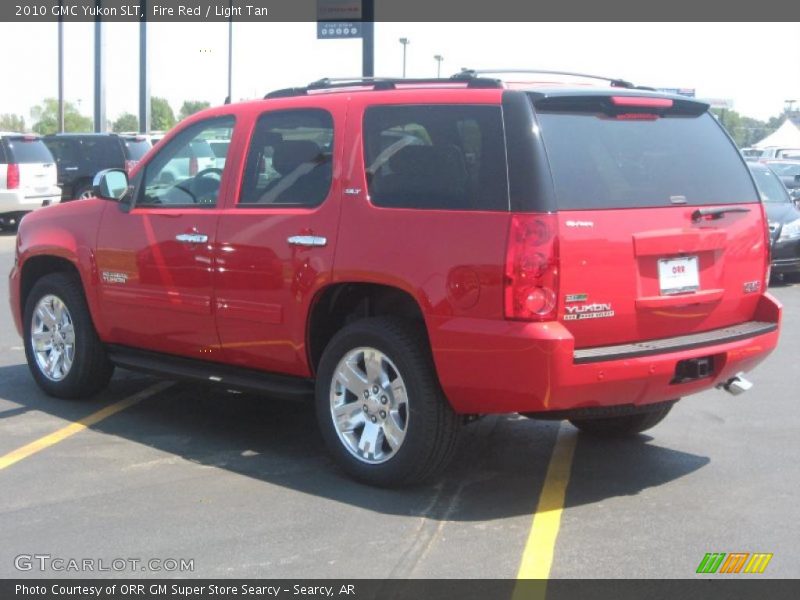 Fire Red / Light Tan 2010 GMC Yukon SLT